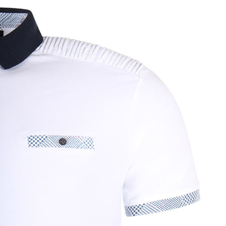 Ikao - Polo Manches Courtes G-172 Blanc