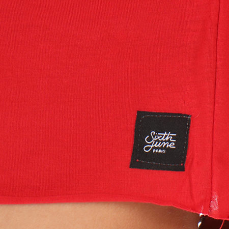 Sixth June - Débardeur Crop Femme W2372VTO Rouge