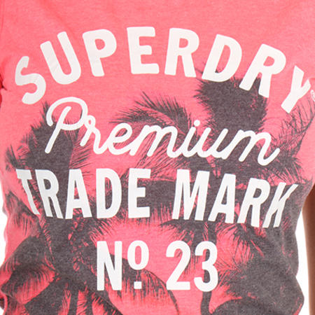 Superdry - Tee Shirt Femme Photographic Entry Rose