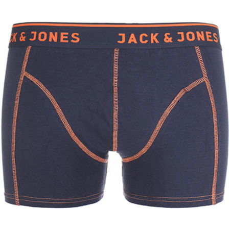 Jack And Jones - Boxer Simple Bleu Marine Orange