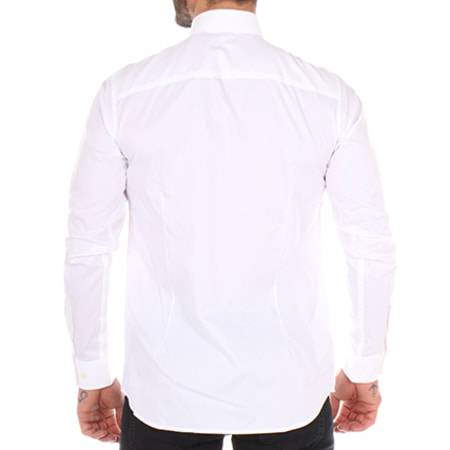 Jack And Jones - Chemise Manches Longues Miller Noos Blanc