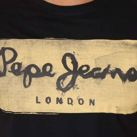 Pepe Jeans - Camiseta Charing Negra