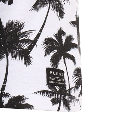 Blend - Tee Shirt Poche 20702747 Blanc Noir