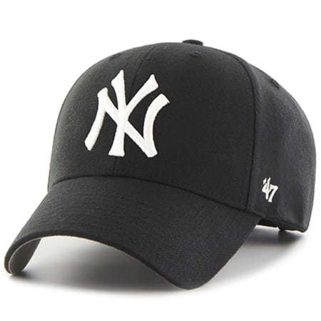 '47 Brand - Casquette MVP17WBV New York Yankees Noir Blanc