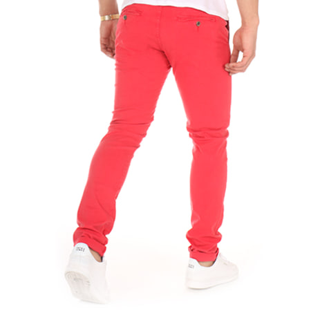 Biaggio Jeans - Pantalon Chino Tarelta Rouge