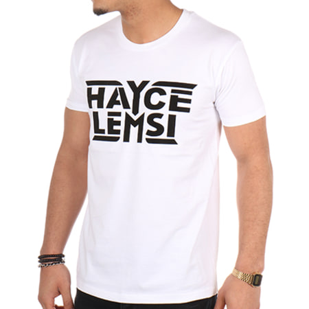 Hayce Lemsi - Tee Shirt Logo Blanc