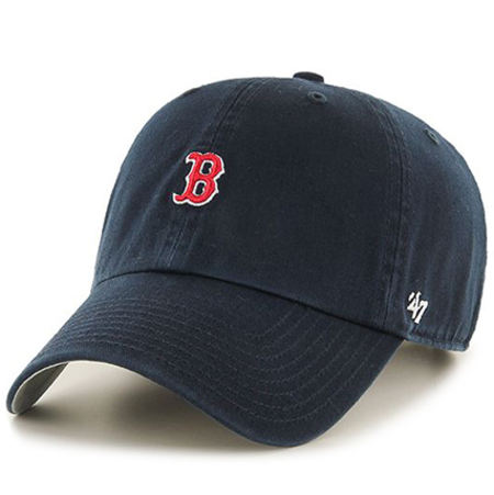 '47 Brand - Casquette Abate 47 Clean Up Boston Red Sox Bleu Marine
