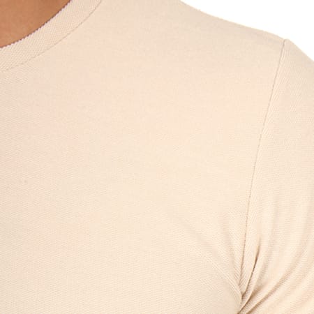 Classic Series - Tee Shirt Manches Longues Oversize Moda Basic Beige