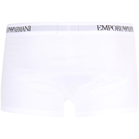 Emporio Armani - Lot De 3 Boxers 111610-CC722 Blanc
