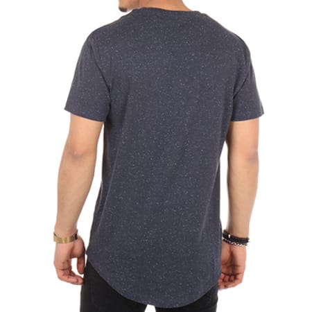 Only And Sons - Tee Shirt Oversize Matt Longy Napmix Bleu Marine Speckle