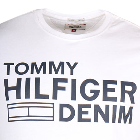 Tommy Hilfiger - Tee Shirt Basic Crewneck DM0DM02192 Blanc