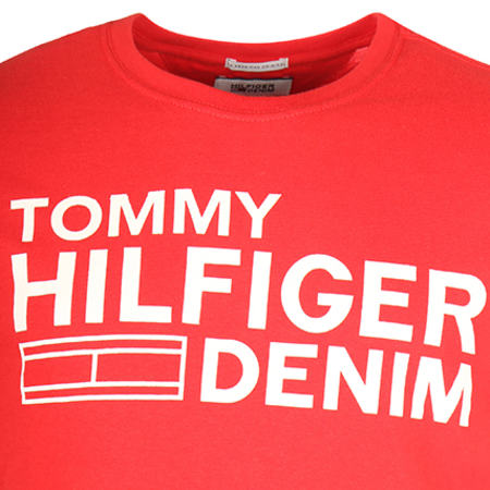 Tommy Hilfiger - Tee Shirt Basic Crewneck DM0DM02192 Rouge