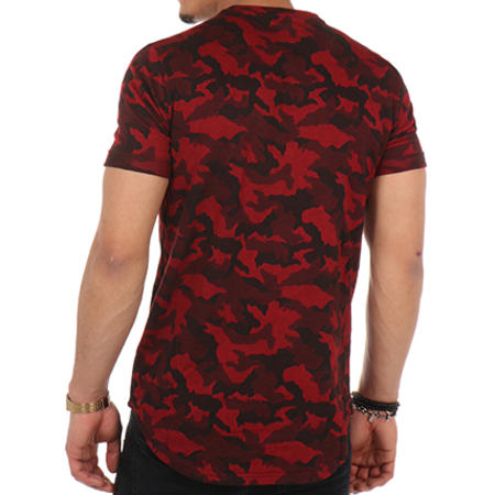 Berry Denim - Tee Shirt Oversize 48 Camouflage Rouge