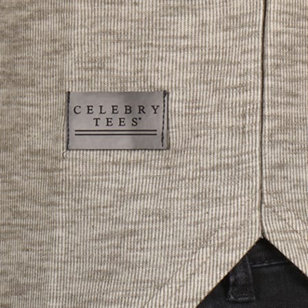Celebry Tees - Tee Shirt Manches Longues Oversize Sia Flama Vert Kaki