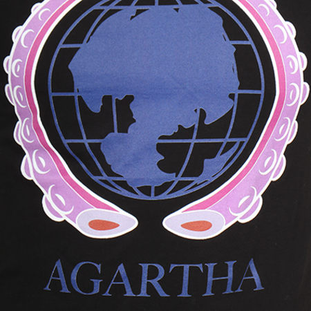 NQNT - Tee Shirt Agartha Monde Noir