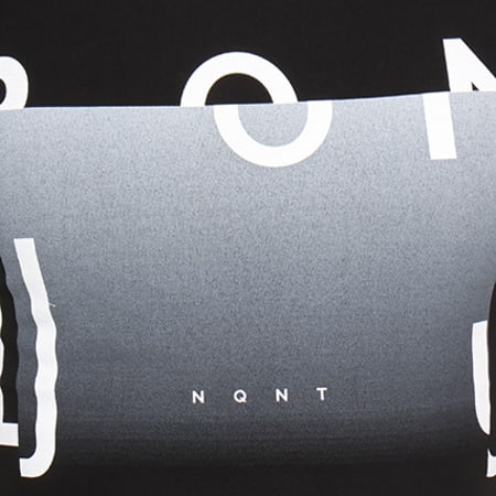 NQNT - Tee Shirt Bonjour New Noir