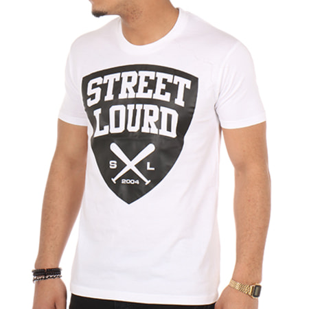 Street Lourd - Tee Shirt Emblem Blanc