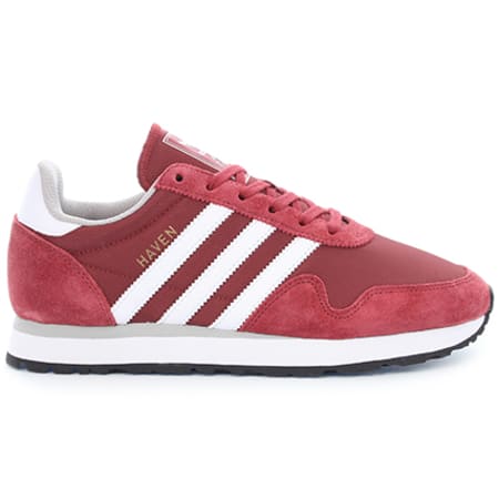Adidas Originals - Baskets Haven BB1281 Mystery Red Footwear White Clear Granite