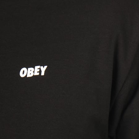Obey - Tee Shirt Manches Longues The Creeper Noir