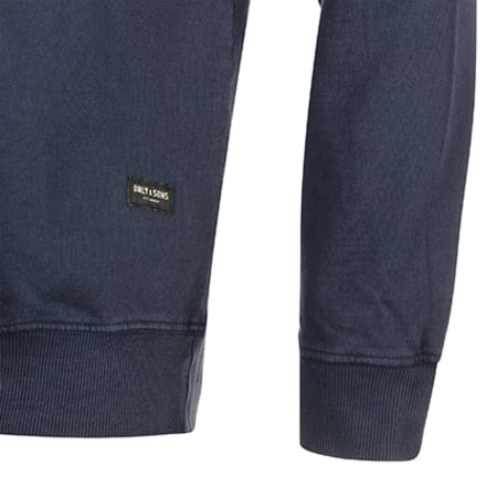 Only And Sons - Sweat Capuche Noah GMT Bleu Marine