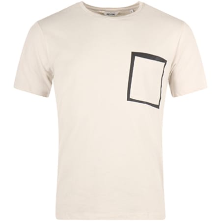 Only And Sons - Tee Shirt Poche Tony Fishtale Beige