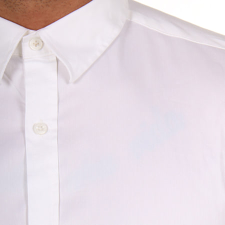 Only And Sons - Chemise Manches Longues Alejandro Blanc