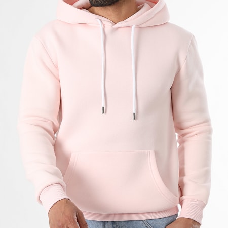 LBO - Sweat Capuche 122 Rose Pale