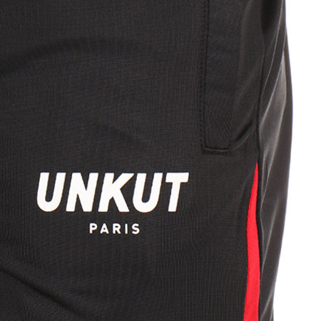 Unkut - Pantalon Jogging Pioneer Noir Rouge