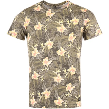 Blend - Tee Shirt 20702994 Vert Kaki Floral