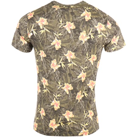 Blend - Tee Shirt 20702994 Vert Kaki Floral