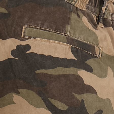 Classic Series - Short Chino 3766 Vert Kaki Marron Camouflage