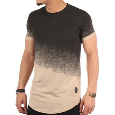 Project X Paris - Tee Shirt Oversize 88171150 Noir Camel 