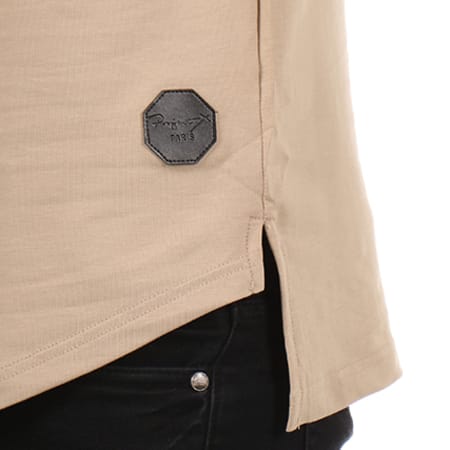 Project X Paris - Tee Shirt Oversize 88171150 Noir Camel 