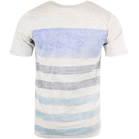 Only And Sons - Tee Shirt Poche Tue Fitted Gris Chiné