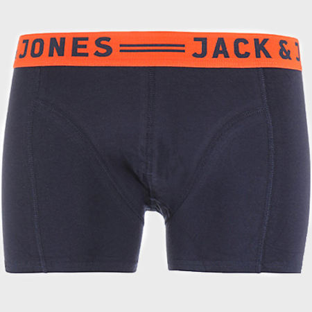 Jack And Jones - Juego de 3 bóxers Lichfield azul marino gris burdeos