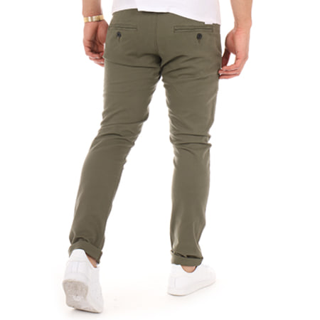 Reell Jeans - Pantalon Chino Flex Tapered Vert Kaki