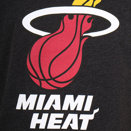 '47 Brand - Tee Shirt NBA Miami Heat 306752 Gris Anthracite Chiné
