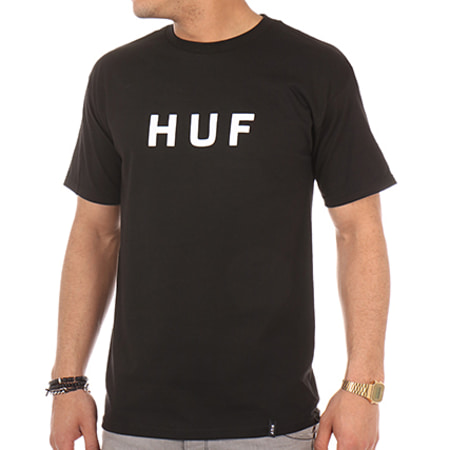 HUF - Tee Shirt Original Logo Noir 