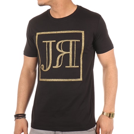 Jeune Riche - Tee Shirt Noir JR Gold