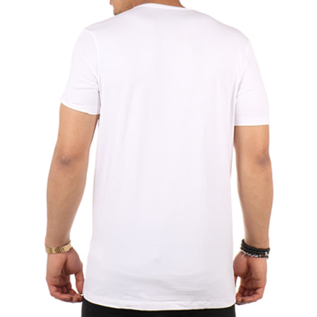 Petrol Industries - Lot De 2 Tee Shirts Basic V Neck Blanc