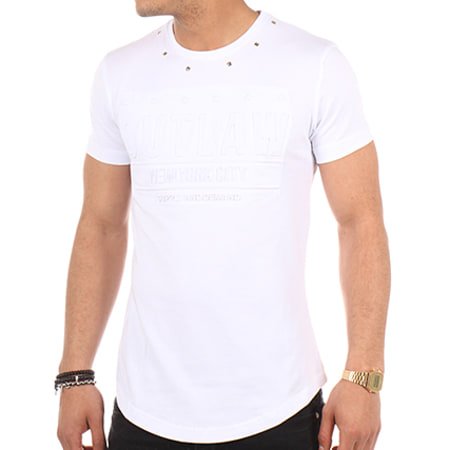 John H - Tee Shirt Oversize 380 Blanc