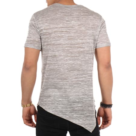 Terance Kole - Tee Shirt Oversize S1188 Gris