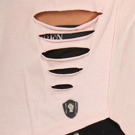 Uniplay - Tee Shirt Oversize UPM1703 Rose Poudré