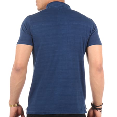 American People - Tee Shirt Poche Bindigo Bleu Marine 
