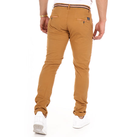 Biaggio Jeans - Pantalon Chino Tiketa Camel