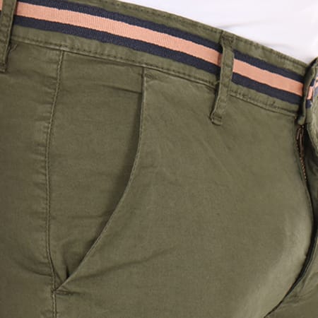 Biaggio Jeans - Short Chino Fiketa Vert Kaki