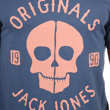 Jack And Jones - Tee Shirt Ames Bleu Marine