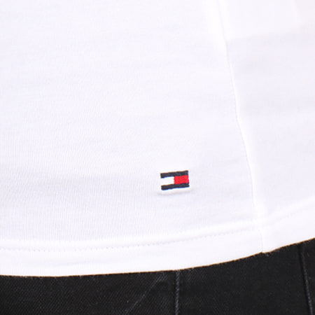 Tommy Hilfiger - Lot De 3 Tee Shirts V-Neck Premium Essentials Blanc Noir Gris