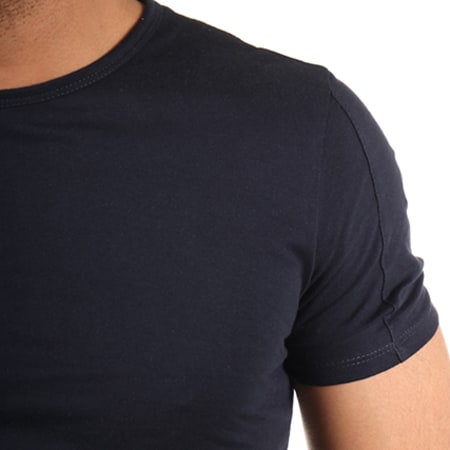 Aarhon - Tee Shirt Oversize 17-501 Bleu Marine