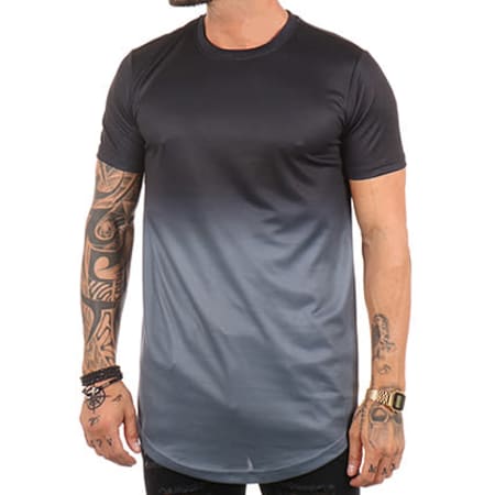 Gov Denim - Tee Shirt Oversize 171034 Noir Gris